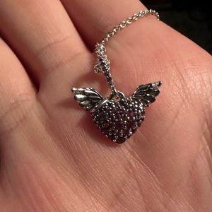 Authentic Pandora Angel wing necklace